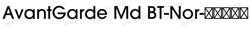 AvantGarde Md BT-Nor字体转换
